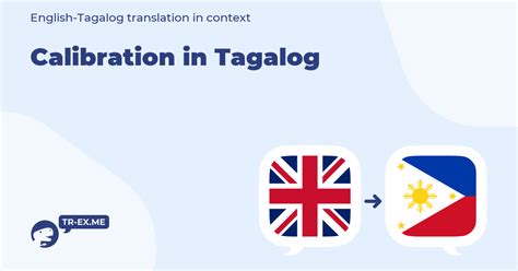 calibrate meaning in tagalog